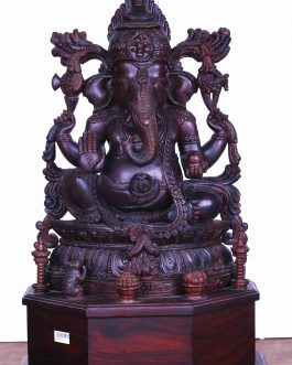 Rose Wood Ganesh