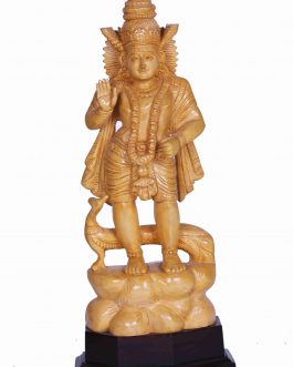 White Wood Murugan 17″ Inch