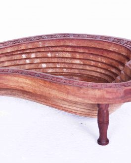 White Wood Fruit Bowl