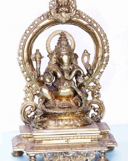 Brass Ganesh Thiruvachi