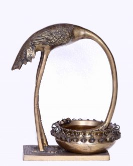 Brass  Heavy Uruli/ Crane