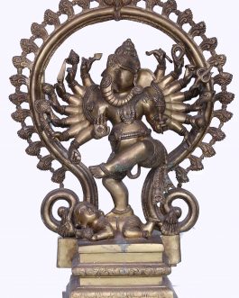 Brass Dancing Ganesh