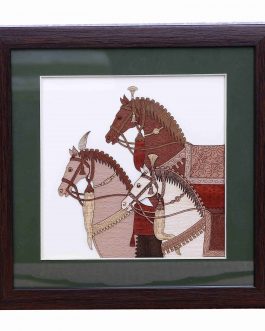 Wood Paintings Three Horse