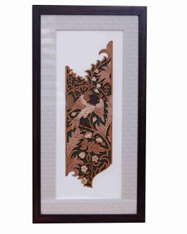 Wood Paintings Birds 10×19 Inch