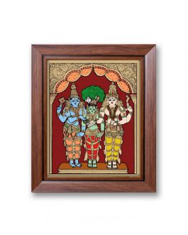 Glass Painting Meenakshi Kalyanam