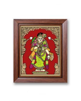Glass Painting Meenakshi