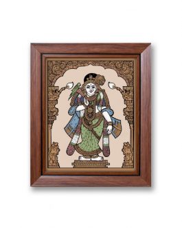 Glass Painting Mural Meenakshi