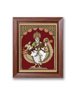 Glass Painting Saraswathi Annam