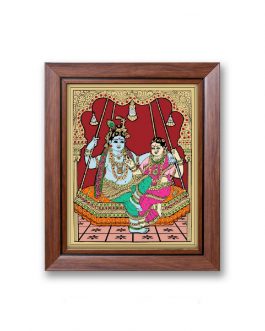 Glass Painting Unjal Krishna