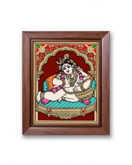 Glass Painting Vennaithali Krishna