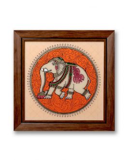 Glass Painting Elephant