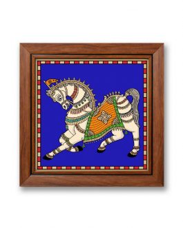 Glass Painting Horse