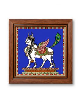 Glass Painting Kamadhenu