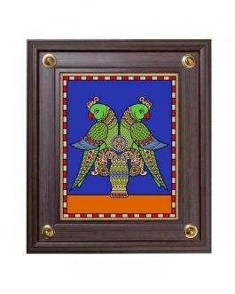 Glass Paintings Parrot