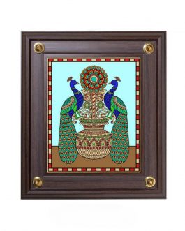 Glass Paintings Peacock