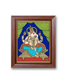 Glass Painting Ganesh