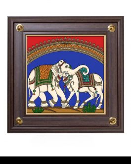 Glass Paintings Bull & Elephant