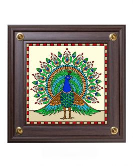 Glass Paintings Peacock