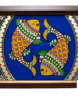Glass Painting Fish Tray