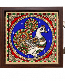 Glass Painting Annam Round New Tray