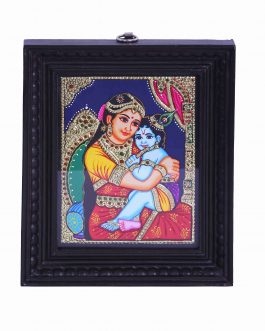 Tanjore Painting Yasodha Krishna