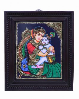 Tanjore Painting Yasodha Krishna
