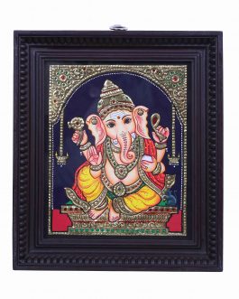Tanjore Painting Bala Ganapathi