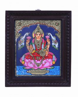 Tanjore Painting Gaja Lakshmi