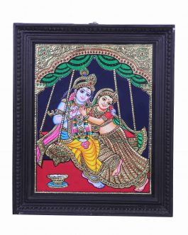 Tanjore Painting Jula Radha Krishnan