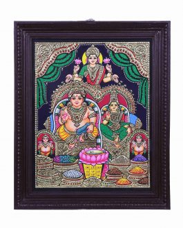 Tanjore Painting Kubera Lakshmi