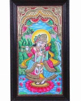 Tanjore Painting Radha Krishna