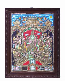 Tanjore Painting Ramar Pattabhishekam