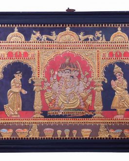 Tanjore Painting Sivan Rathi Manmathan