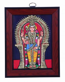 Tanjore Painting Tiruchendur Murugan