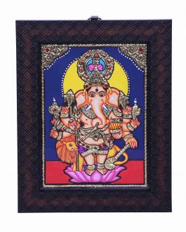 Tanjore Painting Kan Thristi Ganesh