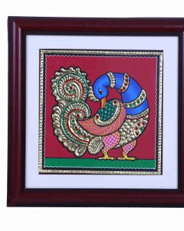 Tanjore Painting Peacock