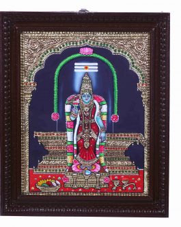 Tanjore Painting Meenatchi Sundareswarar