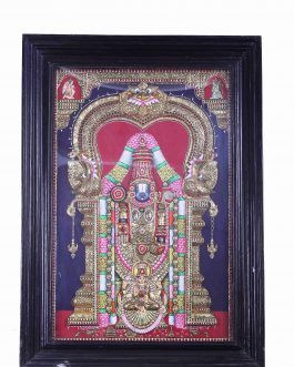 Tanjore Painting Balaji Embossed