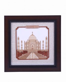 Wood Painting Tajmahal