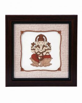 Wood Painting Ganesh