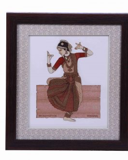 Wood Painting Bharathanatiyam