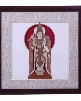 Wood Painting Meenatchi