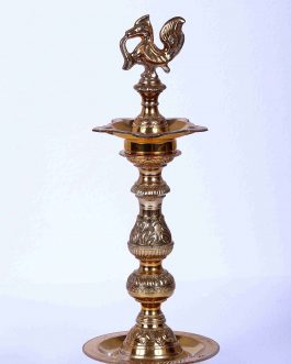 Brass 18 inch Nagas Annam Lamp