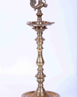 Brass 18 inch Plain Annam Lamp