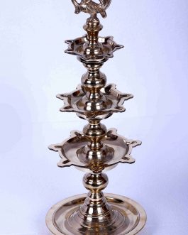 Brass 20 inch Adukku Deepam