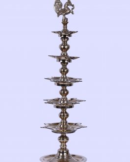 Brass 30 inch Adukku Deepam
