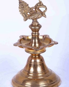 Brass 8 inch Plain table lamp