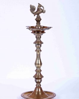 Brass 18 inch Plain Annam Lamp