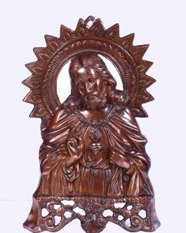 Black Metal Wall Plate Jesus