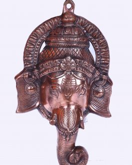 Black Metal Elephant Head W/H